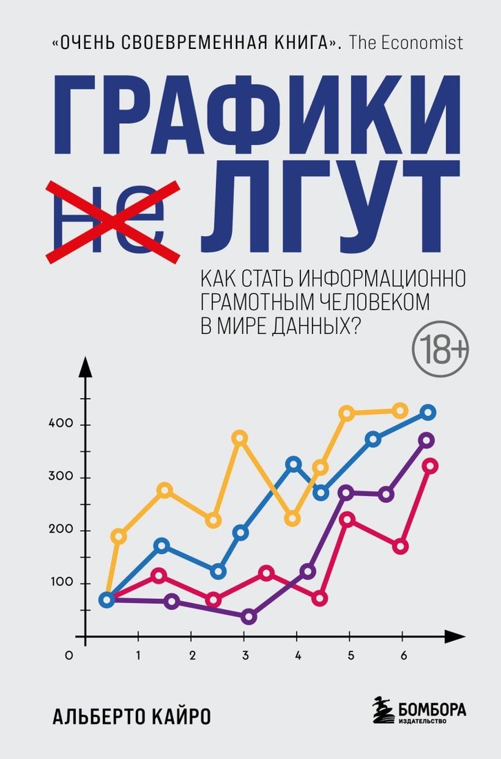 

Книга издательства Эксмо. Графики лгут. Как стать информационно грамотным человеком в мире данных (Кайро Альберто)