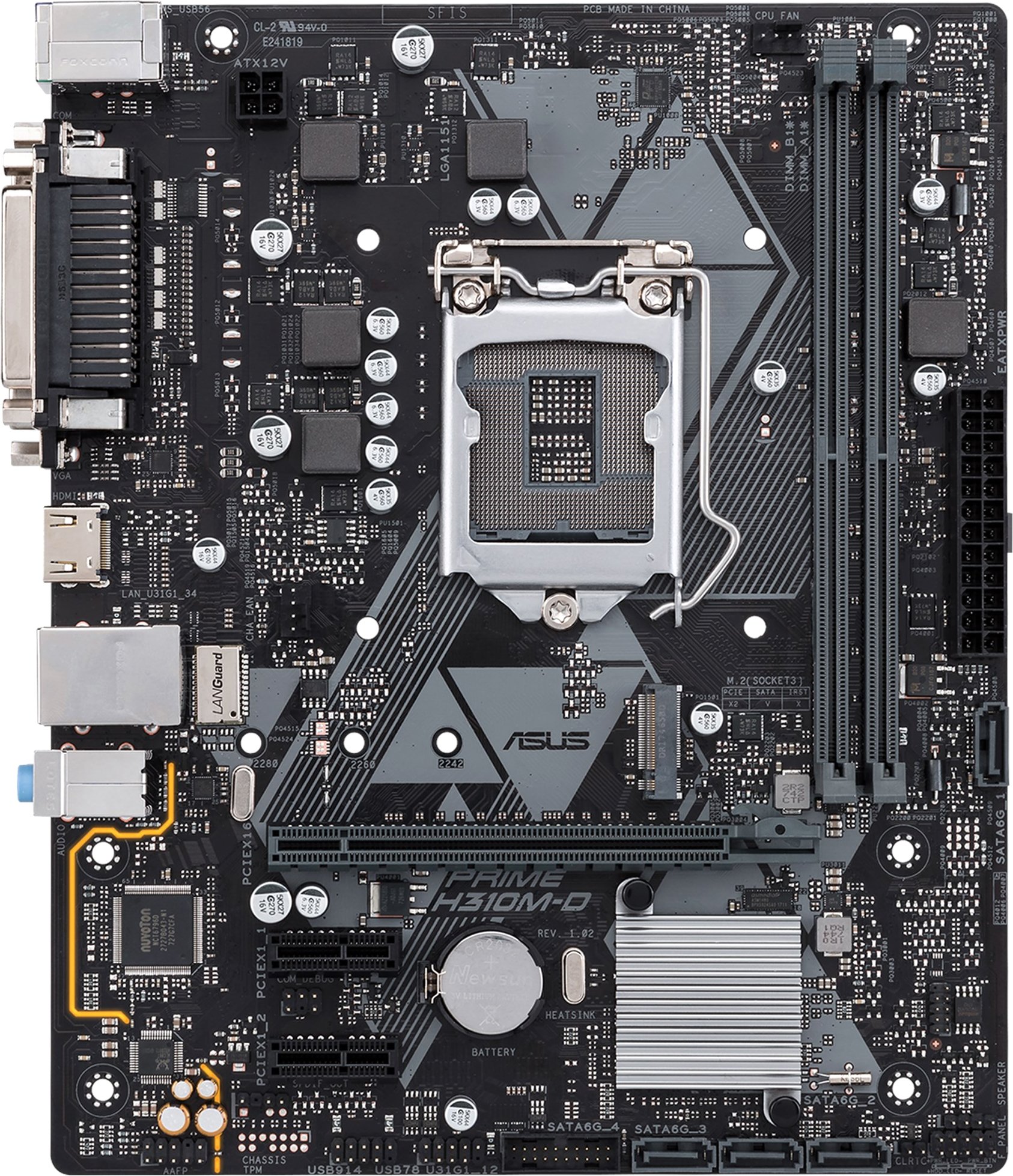 

Материнская плата ASUS Prime H310M-D