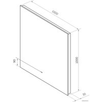  Континент Trezhe Led 100x100