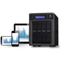 Сетевой накопитель WD My Cloud EX4 24TB (WDBWWD0240KBK-EESN)