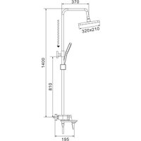 Душевая система  Shevanik S4226