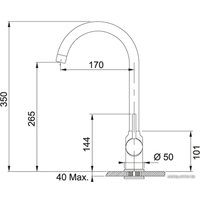 Смеситель Franke Pola 115.0622.945 (каменный серый)