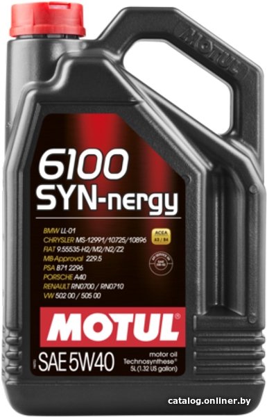 Моторное масло Motul 6100 Syn-nergy 5W-40 5л