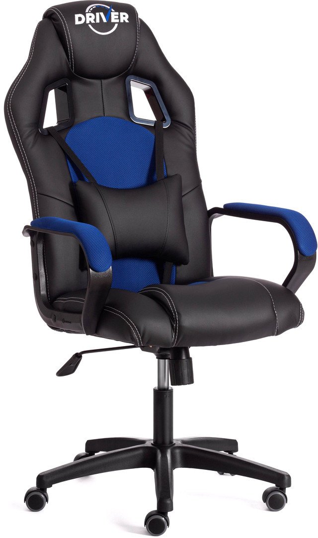

Игровое (геймерское) кресло TetChair Driver (иск.кожа/ткань, черный/синий)