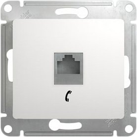 

Розетка телефонная Schneider Electric Glossa GSL000181T (белый)