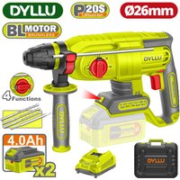 Перфоратор Dyllu DTLM1B262 (с 2-мя АКБ, кейс)