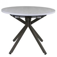 Кухонный стол Виста Оттава 100x100/145 (шелковый камень/муар тортора)