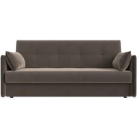 Диван Лига диванов Лига-018 117843 (велюр коричневый)