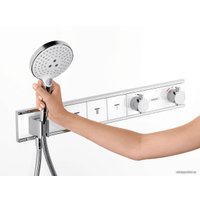 Смеситель Hansgrohe RainSelect 15357400 (белый/хром)