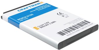 Аккумулятор для телефона Craftmann C1.01.420 (совместим с Nokia BL-4C)