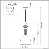 Подвесная люстра Odeon Light Classic 4861/1C