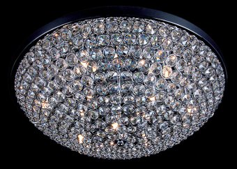 Припотолочная люстра Citilux Шарм (хром/прозрачный) [CL316161]