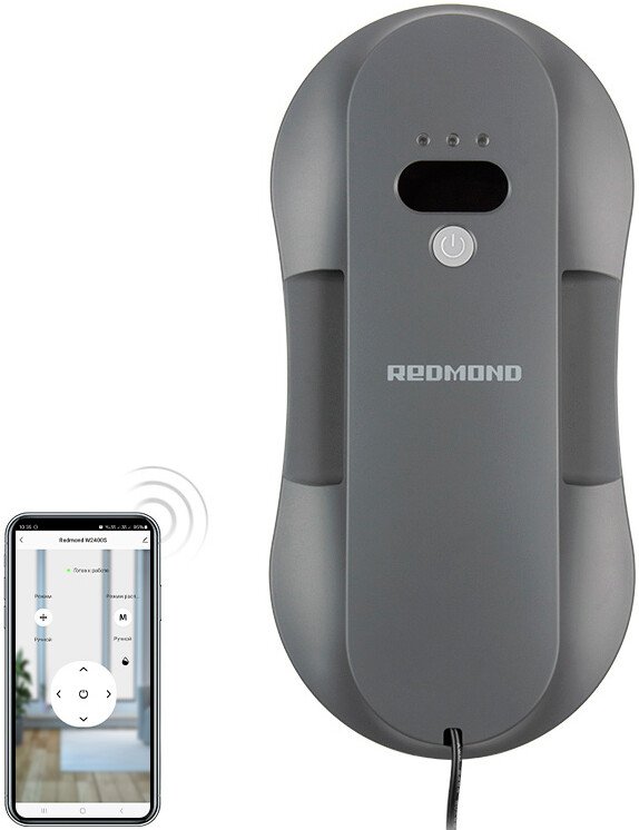 

Робот для мытья окон Redmond (Редмонд) W2400S (серый)