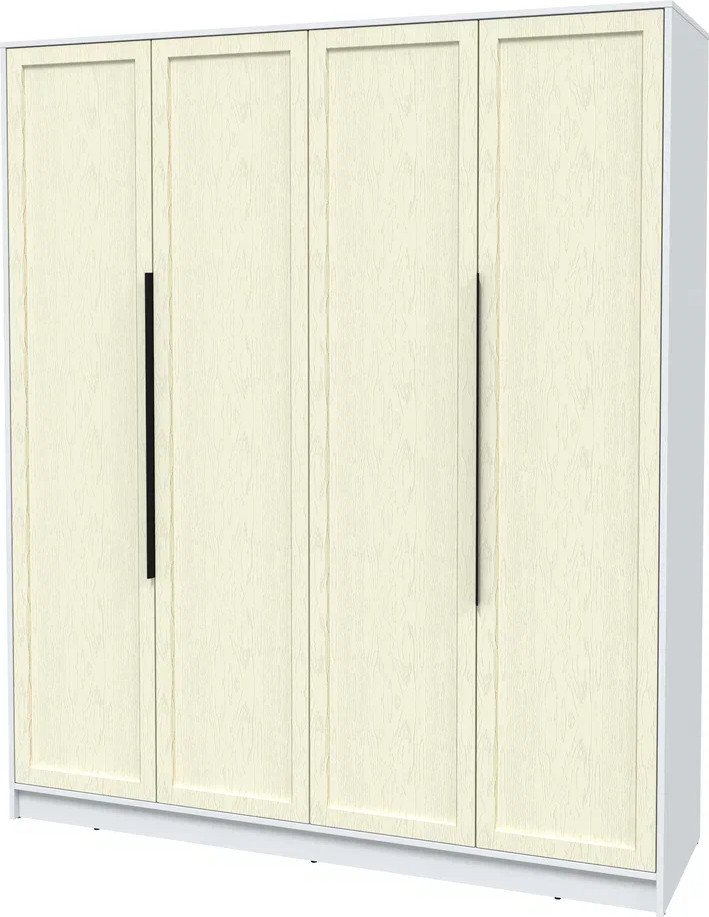 

Шкаф распашной Интерлиния Концепт Тренд КТ-Ш4 (белый платинум/дуб снежный)