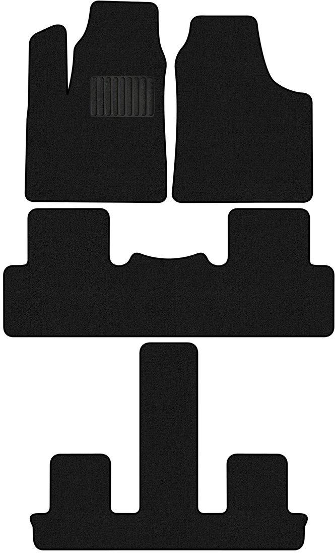 

Комплект ковриков для авто Alicosta Aito M7 I (suv / Гибрид) 2022 - Н.В. +3 ряд (ворс)