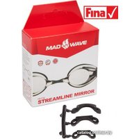 Очки для плавания Mad Wave Streamline Mirror (красный) в Витебске