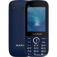 Кнопочный телефон Maxvi K20 (синий)