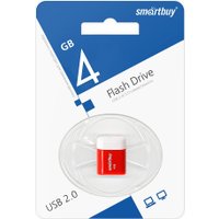 USB Flash SmartBuy Lara 4GB (красный)