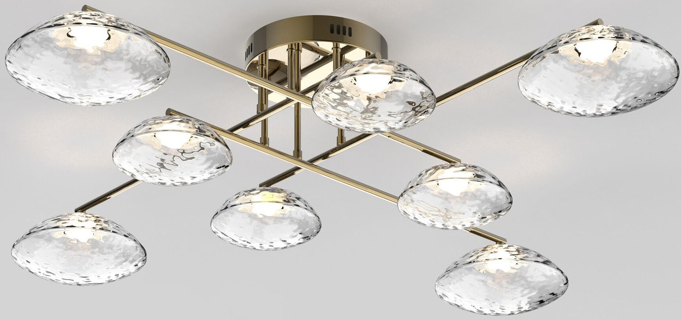 

Люстра средней высоты Евросвет Ripple 50389 LED 3000 (латунь)