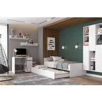 Кровать NN мебель Токио выкатная система 80x190 00-00106111 (белый текстурный)