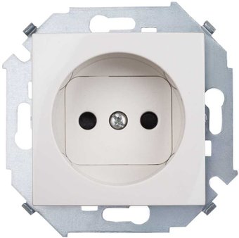 Розетка Simon 1591431-031 (слоновая кость)