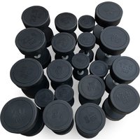 Гантель Unixfit Pro DBRND22.5PBK 22.5 кг