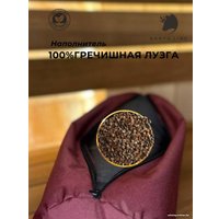 Валик под ноги Banya Line Валик под ноги для парения в бане (гречиха, бордовый)