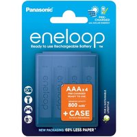 Аккумулятор Panasonic Eneloop AAA BK-4MCDE/4CP+case (4 шт)