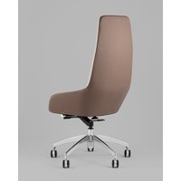 Офисное кресло TopChairs Soulo A308 8371-6/1 (бежевый/коричневый)