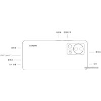 Телефон Xiaomi Civi 2 12GB/256GB китайская версия (голубой)