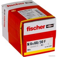 Дюбель-гвоздь Fischer N 6 x 60/30 F 513841 (100 шт)