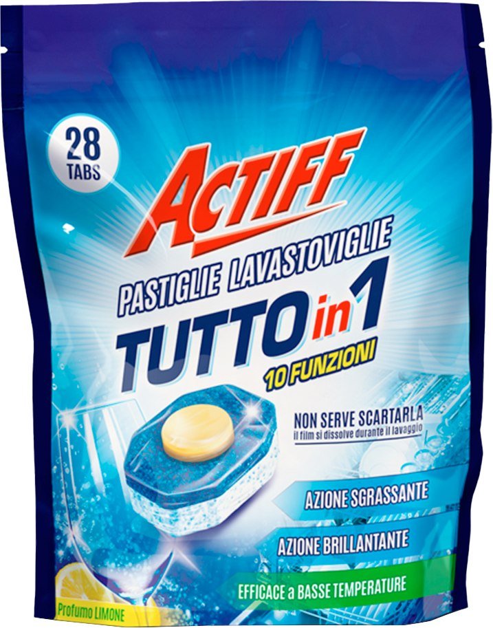 

Таблетки для посудомоечной машины Actiff All in One (28 шт)