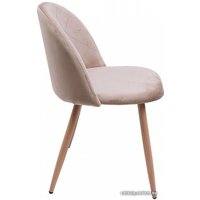Стул AksHome Honnor 84077 (бежевый велюр HLR-08/дуб)