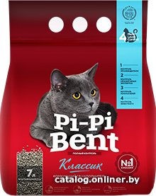 Наполнитель для туалета Pi-Pi Bent Классик 3 кг