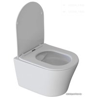 Унитаз подвесной White Wave Trend (белый глянец)