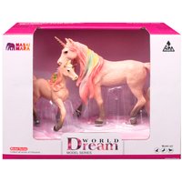 Набор фигурок Masai Mara Мир фэнтези. Семья персиковых единорогов MM206-403