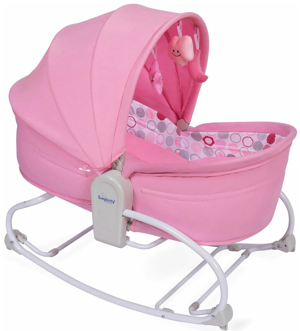 

Люлька Simplicity Elite 3 в 1 3010 (pink circles)