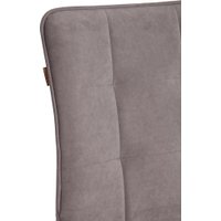 Стул TetChair Bari LT флок (серый/черный)