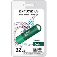 USB Flash Exployd 570 32GB (зеленый) [EX-32GB-570-Green]