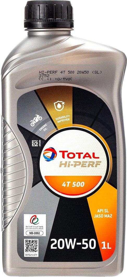 

Моторное масло Total Hi-Perf 4T 500 20W-50 1л