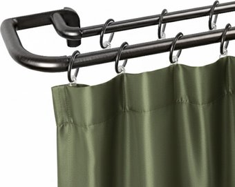Карниз для штор UG Home Раздвижной 2-рядный 2UT-230-330-BG (черный графит, 2.3-3.3м)
