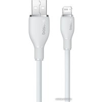 Кабель Baseus Pudding Series Fast Charging Cable 2.4A USB Type-A - Lightning (1.2 м, белый)