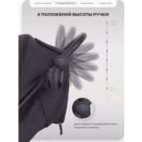 Коляска прогулочная «книга» MOWbaby Stormy MB106 (black)