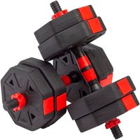 Набор гантелей с грифом для штанги VictoryFit VF-DН150 2x7.5 кг