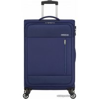 Чемодан-спиннер American Tourister Heat Wave Blue 68 см