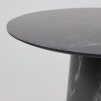 Кухонный стол Lepremo AV 2317 МДФ+керамика 900 (черный матовый Shakespeare/черный+HPL асти)