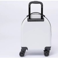 Чемодан-спиннер Ecotope Фламинго 324-Z-2-16-WHT (белый)