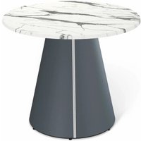 Кухонный стол Sheffilton SHT-TU89/TT46 90 (антрацит/серый/белый мрамор)