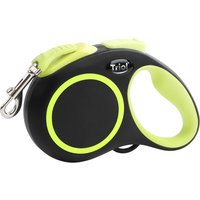 Поводок-рулетка Triol Urban Neon 11121015 (S, 5м лента, черный)