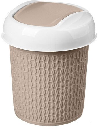 Мусорное ведро Idi Land Velvet 221301727/01 (бежевый)